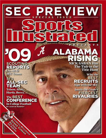 Nick Saban, Sports Illustrated SEC Preview, Alabama Rising, July 29, 2009